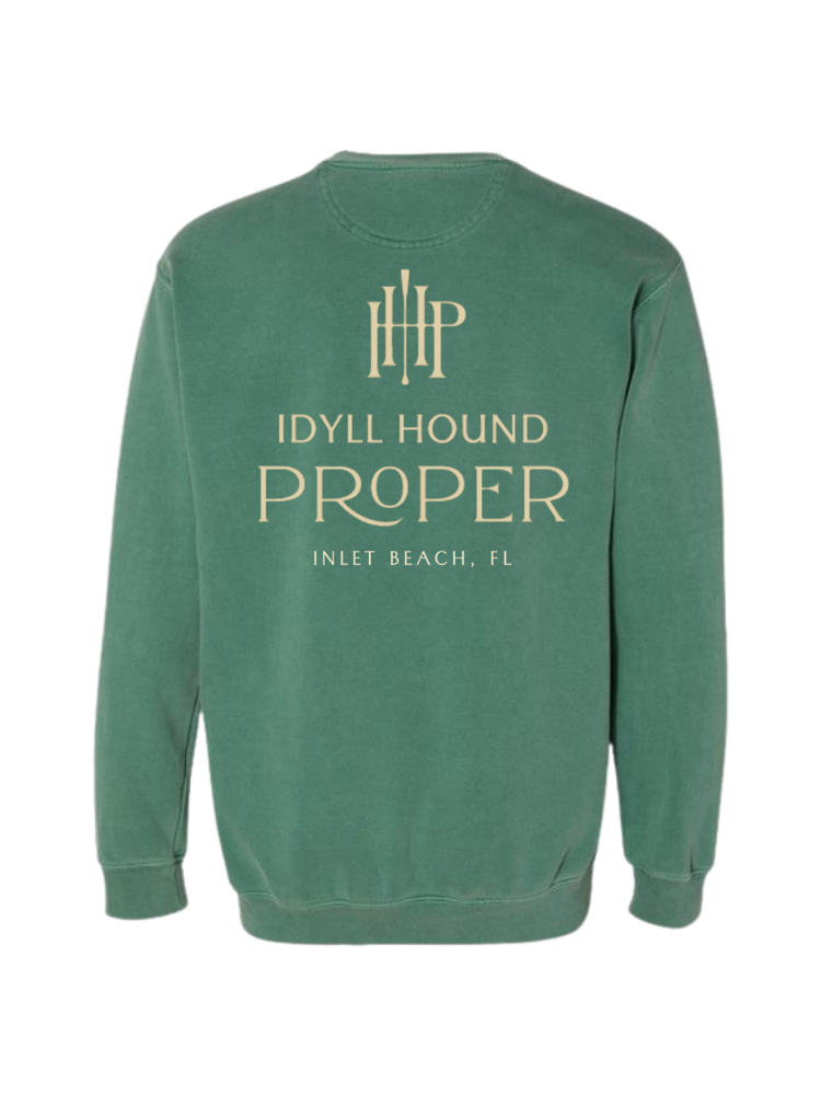 Idyll Hound Proper Simple Logo Comfort Colors Sweatshirt